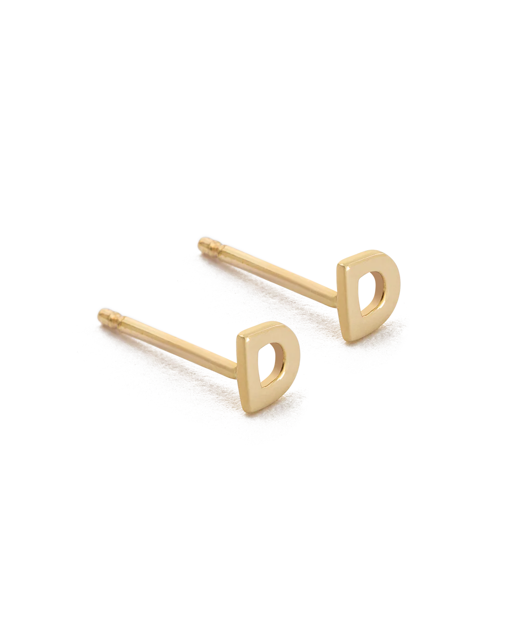 INITIAL EARRINGS (9K GOLD) - Image 8