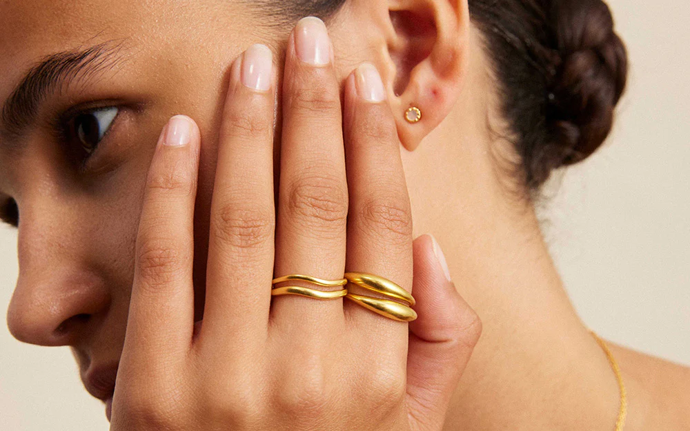 ONDA RING (18K GOLD VERMEIL) - Image 5