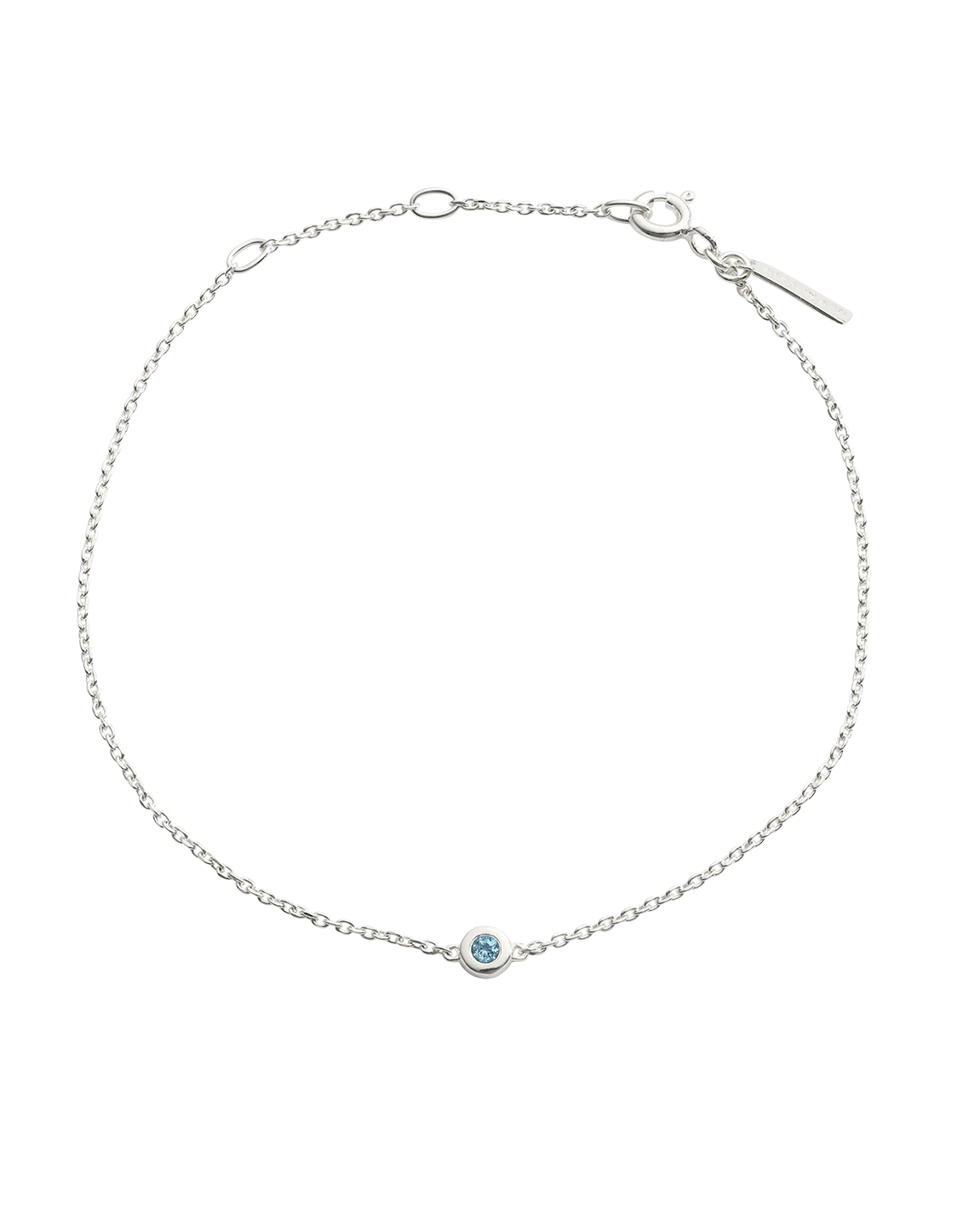 PETITE BIRTHSTONE BRACELET (STERLING SILVER) - Image 14